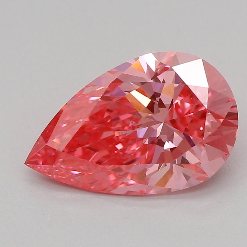 1.05 Ct. Fancy Vivid Pink Pear Lab Grown Diamond