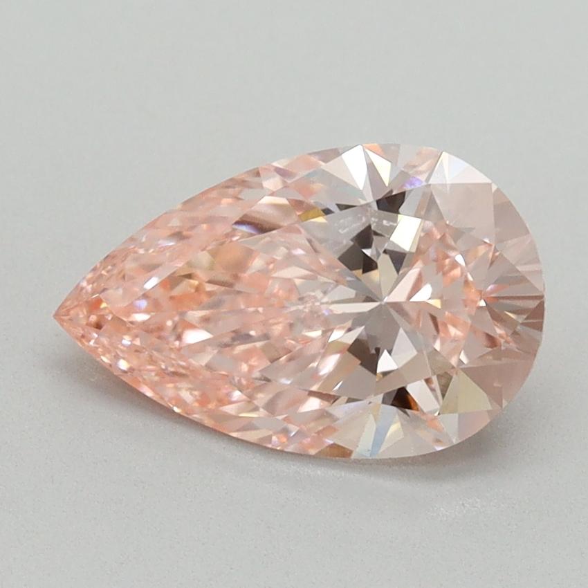 1.58 Ct. Fancy Vivid Pink Pear Lab Grown Diamond