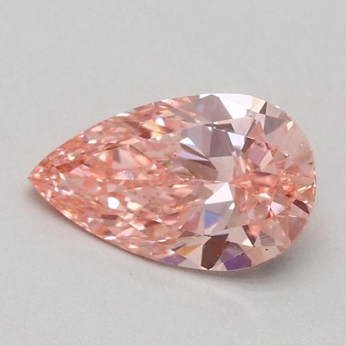 0.52 Ct. Fancy Vivid Pink Pear Lab Grown Diamond