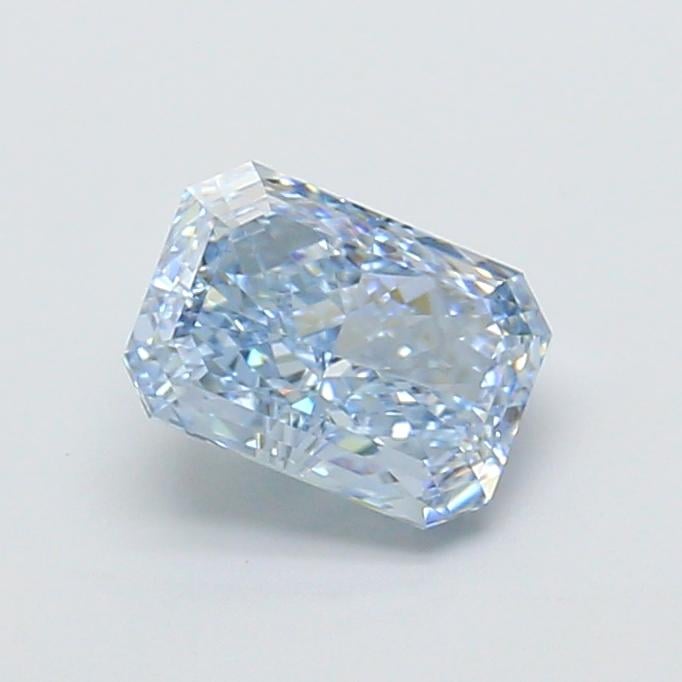 1.38 Ct. Fancy Intense  Blue Radiant Lab Grown Diamond