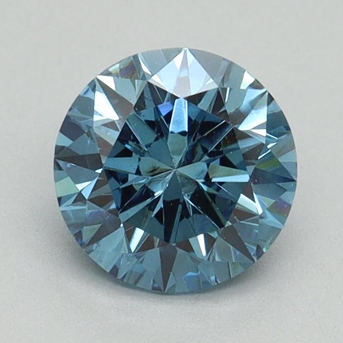 1.12 Ct. Fancy Vivid Blue Round Lab Grown Diamond