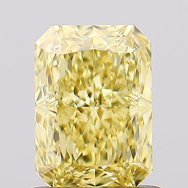1.10 Ct. Fancy Vivid  Yellow Radiant Lab Grown Diamond