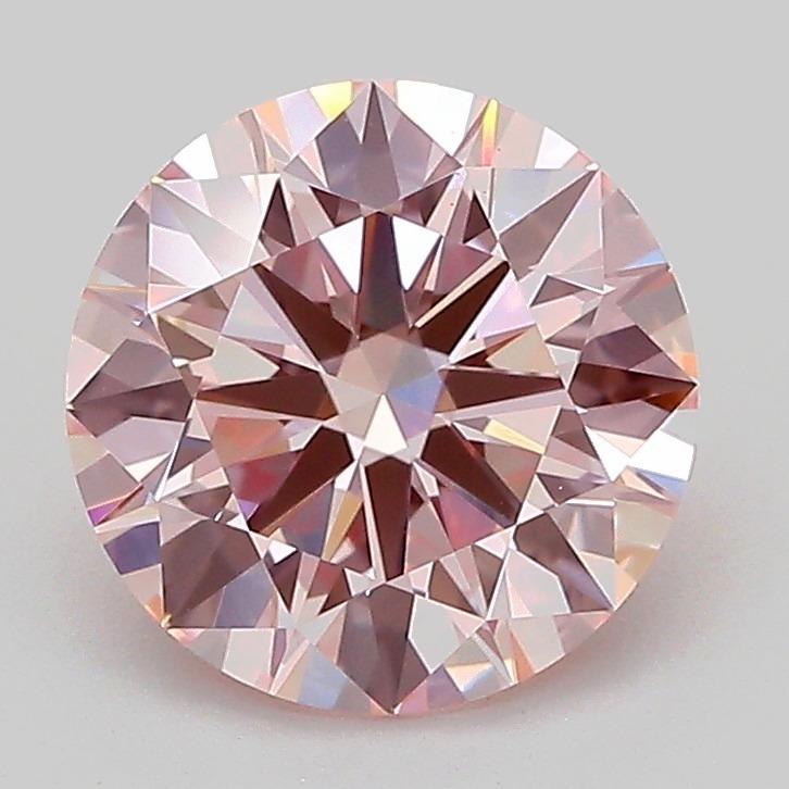 2.01 Ct. Fancy Intense Pink Round Lab Grown Diamond