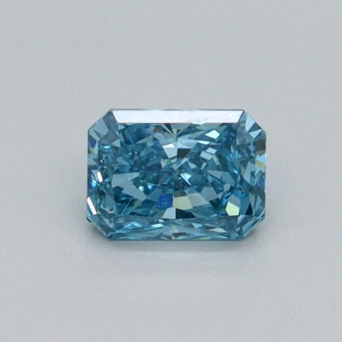 0.41 Ct. Fancy Vivid Blue Radiant Lab Grown Diamond
