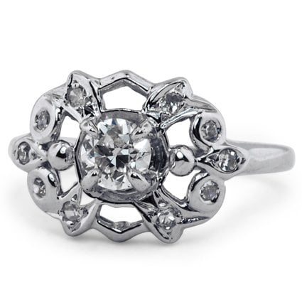 Retro Diamond Vintage Ring