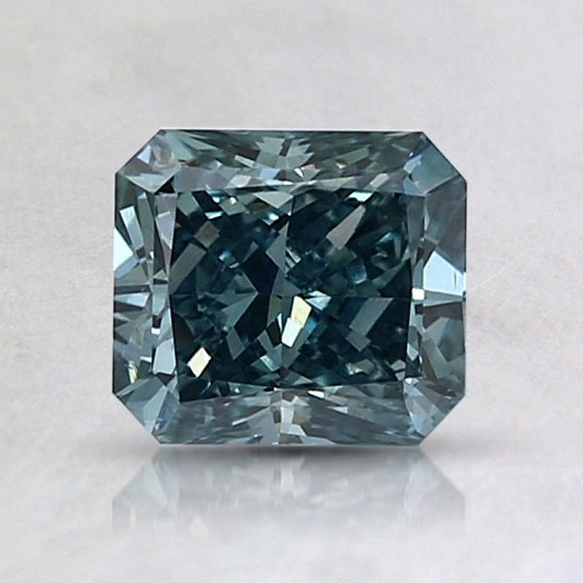 1.22 Ct. Fancy Intense Blue Radiant Lab Created Diamond