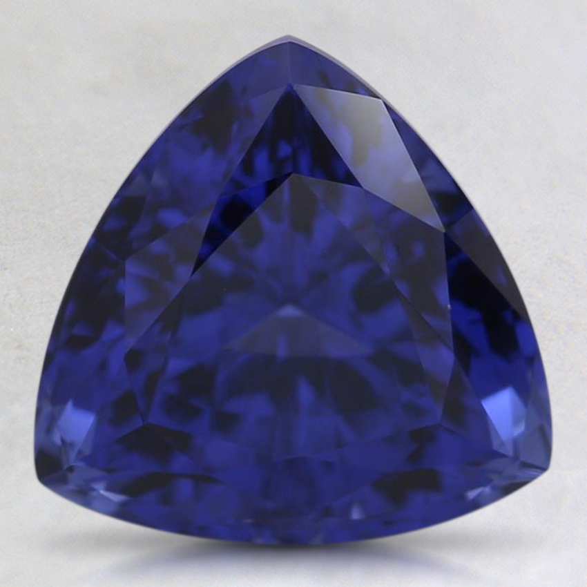 9mm Blue Trillion Lab Created Sapphire