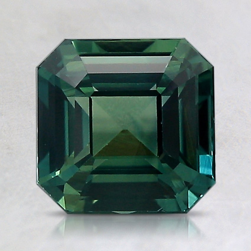 7.3x7.1mm Unheated Parti-Color Asscher Sapphire