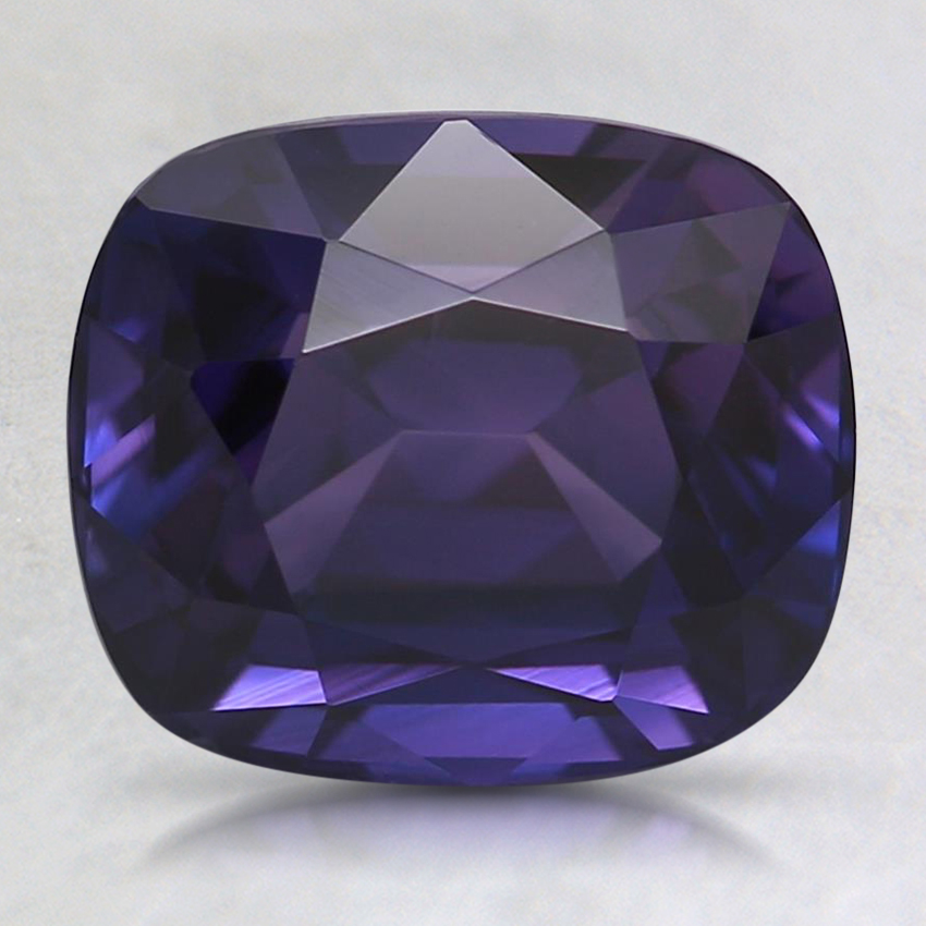8.7x7.4mm Premium Purple Cushion Sapphire