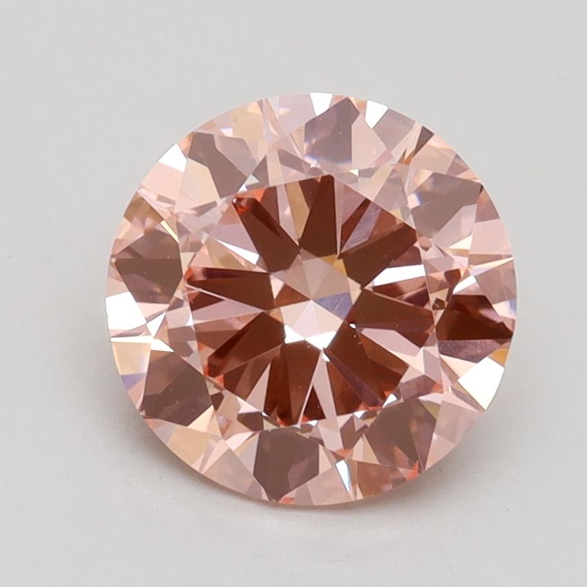 2.00 Ct. Fancy Intense Pink Round Lab Grown Diamond