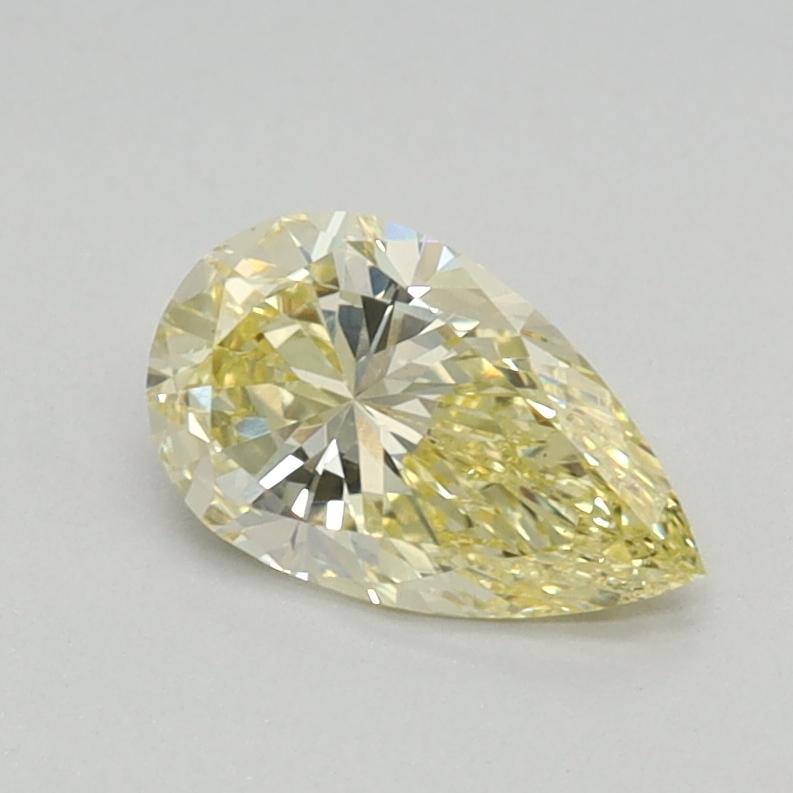 0.51 Ct. Fancy Intense Yellow Pear Lab Grown Diamond