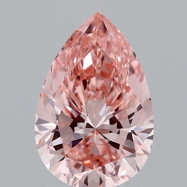 1.08 Ct. Fancy Intense Pink Pear Lab Grown Diamond