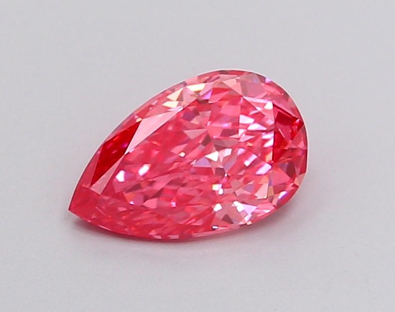 1.03 Ct. Fancy Vivid Pink Pear Lab Grown Diamond
