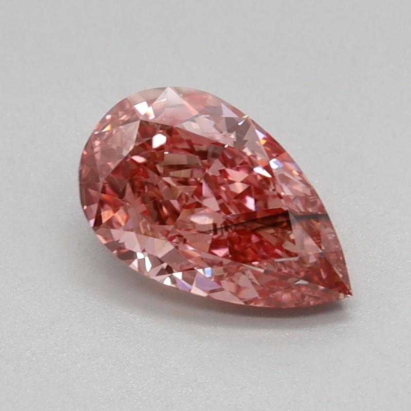0.72 Ct. Fancy Vivid Pink Pear Lab Grown Diamond