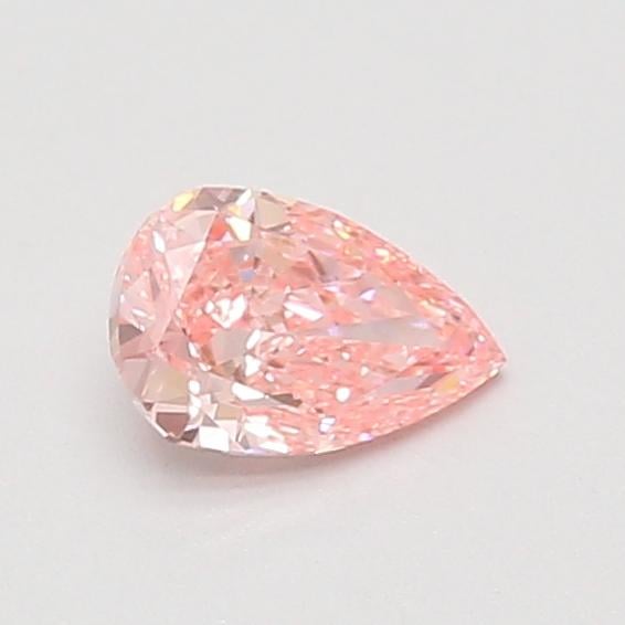 0.51 Ct. Fancy Vivid Pink Pear Lab Grown Diamond