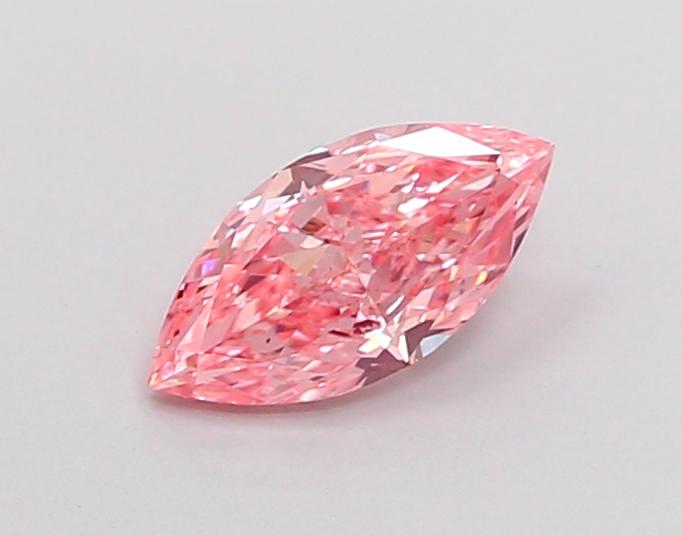 0.57 Ct. Fancy Vivid Pink Pear Lab Grown Diamond