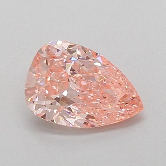 0.72 Ct. Fancy Vivid Pink Pear Lab Grown Diamond