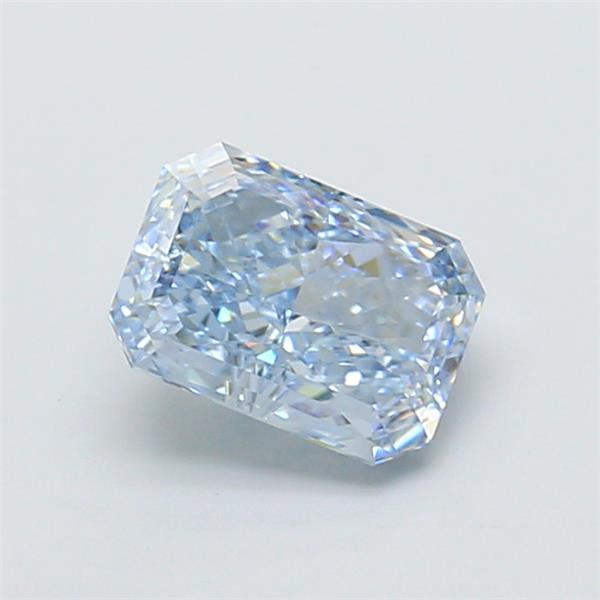 1.38 Ct. Fancy Intense  Blue Radiant Lab Grown Diamond