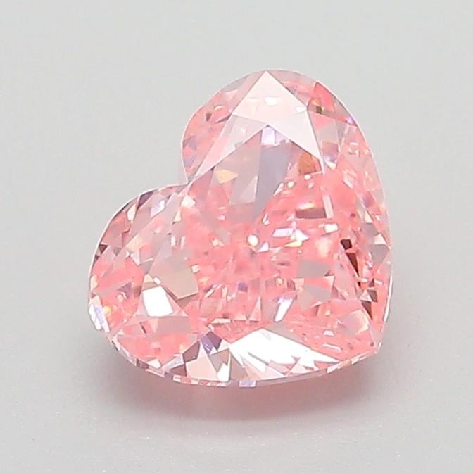 1.22 Ct. Fancy Vivid  Pink Heart Lab Grown Diamond