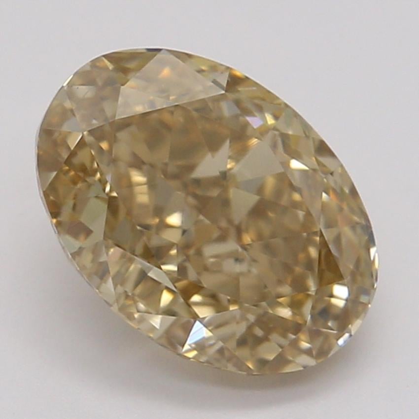 1.09 Ct. Fancy Brown-Yellow Oval Diamond
