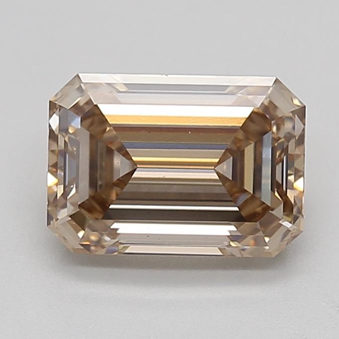 1.28 Ct. Fancy Light  Brown Emerald Lab Grown Diamond