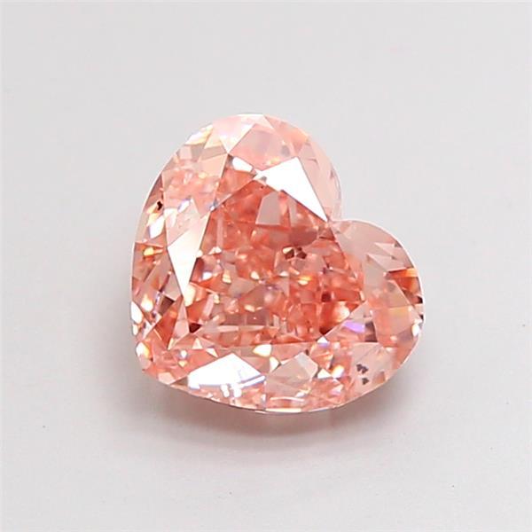 1.74 Ct. Fancy Intense Pink Heart Lab Grown Diamond
