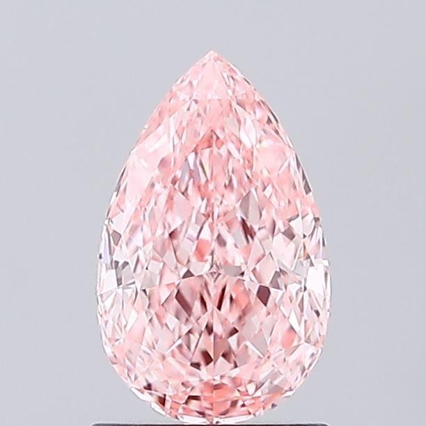 1.01 Ct. Fancy Vivid Pink Pear Lab Grown Diamond