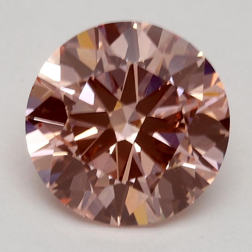 2.30 Ct. Fancy Intense Pink Round Lab Grown Diamond