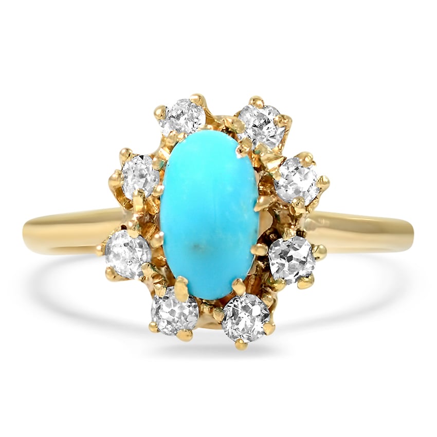 Victorian Turquoise Vintage Ring