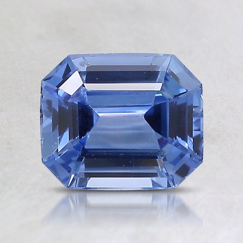 6.8x5.7mm Unheated Blue Emerald Sapphire