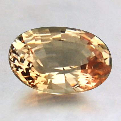 8mm Orange Oval Sapphire