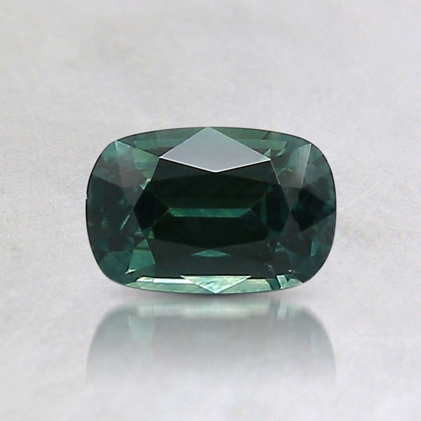 6.1x4mm Teal Cushion Montana Sapphire