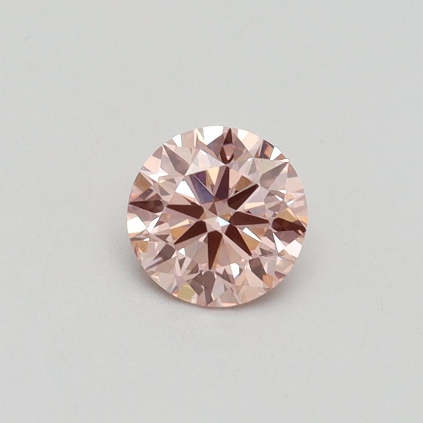 0.51 Ct. Fancy Intense Pink Round Lab Grown Diamond