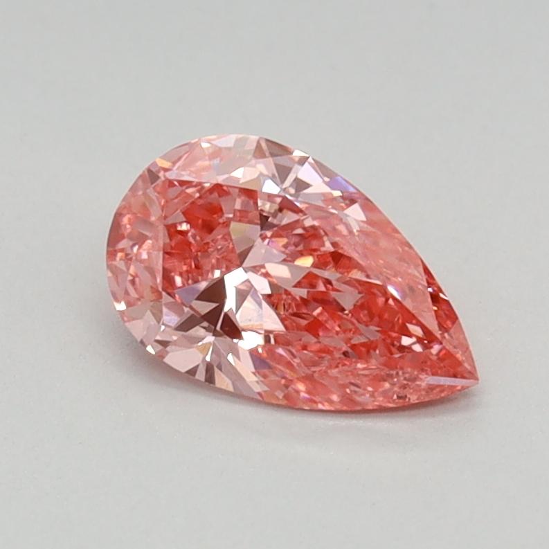 0.45 Ct. Fancy Vivid Pink Pear Lab Grown Diamond