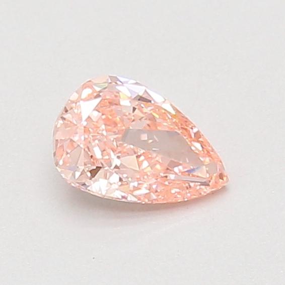 0.51 Ct. Fancy Vivid Pink Pear Lab Grown Diamond