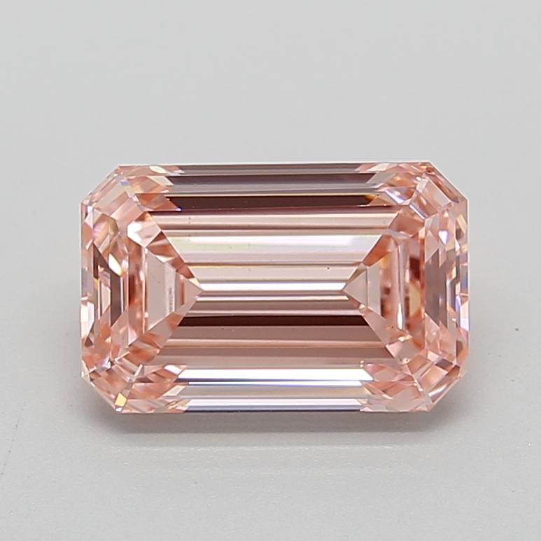 3.00 Ct. Fancy Intense  Pink Emerald Lab Grown Diamond