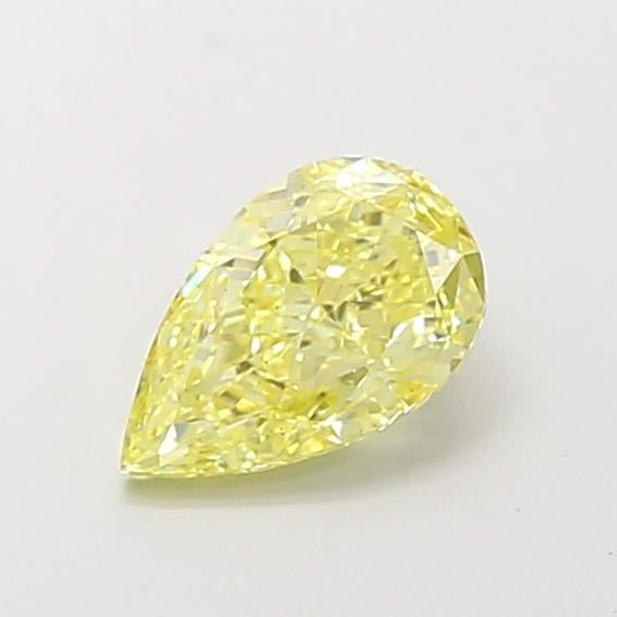 1.01 Ct. Fancy Intense Yellow Pear Lab Grown Diamond