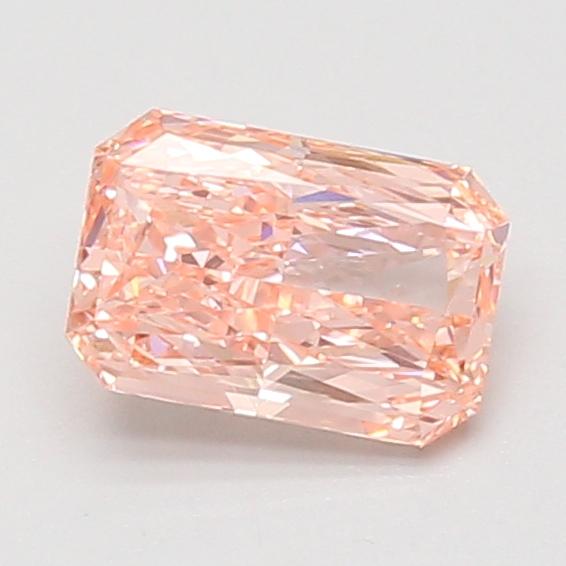 1.10 Ct. Fancy Vivid Pink Radiant Lab Grown Diamond