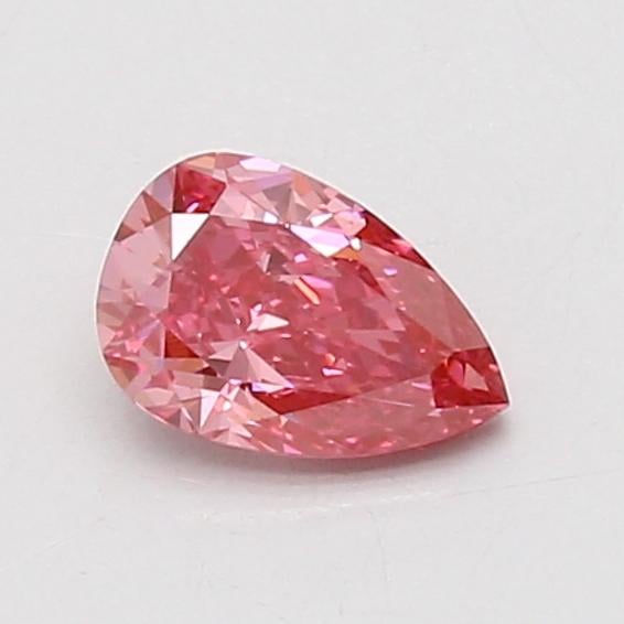 0.62 Ct. Fancy Vivid Pink Pear Lab Grown Diamond