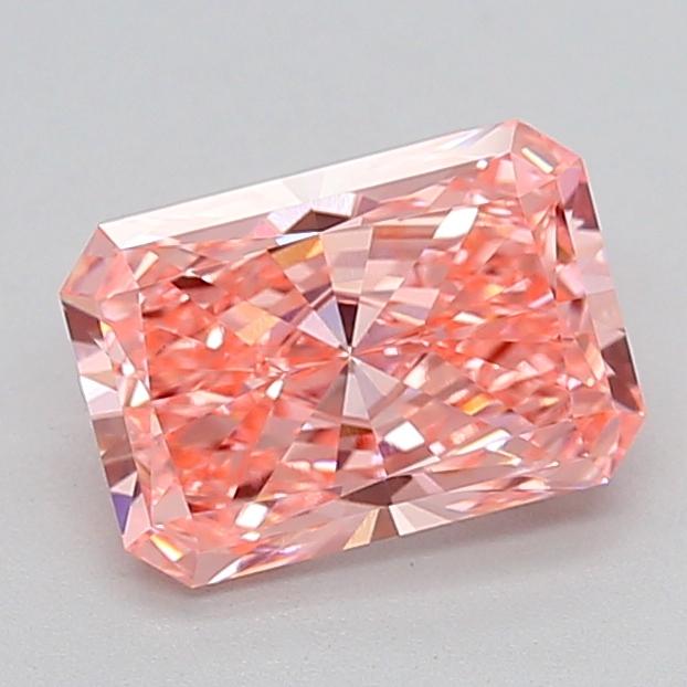 2.09 Ct. Fancy Vivid  Pink Radiant Lab Grown Diamond