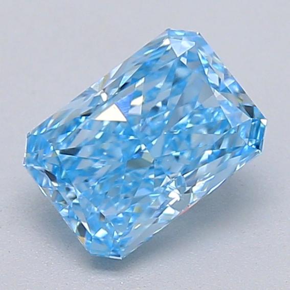 1.00 Ct. Fancy Vivid  Blue Radiant Lab Grown Diamond