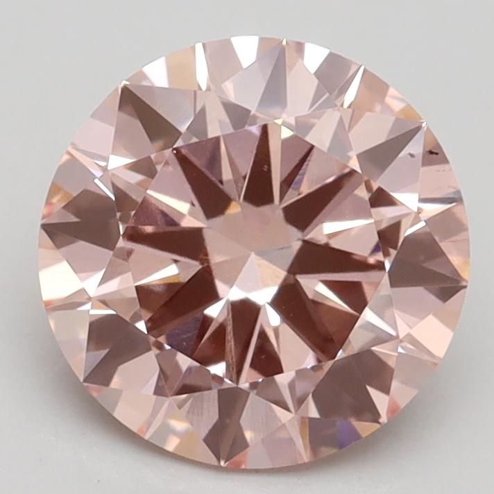 2.01 Ct. Fancy Intense Pink Round Lab Grown Diamond