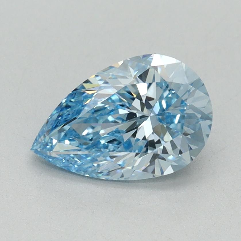 1.08 Ct. Fancy Vivid Blue Pear Lab Grown Diamond