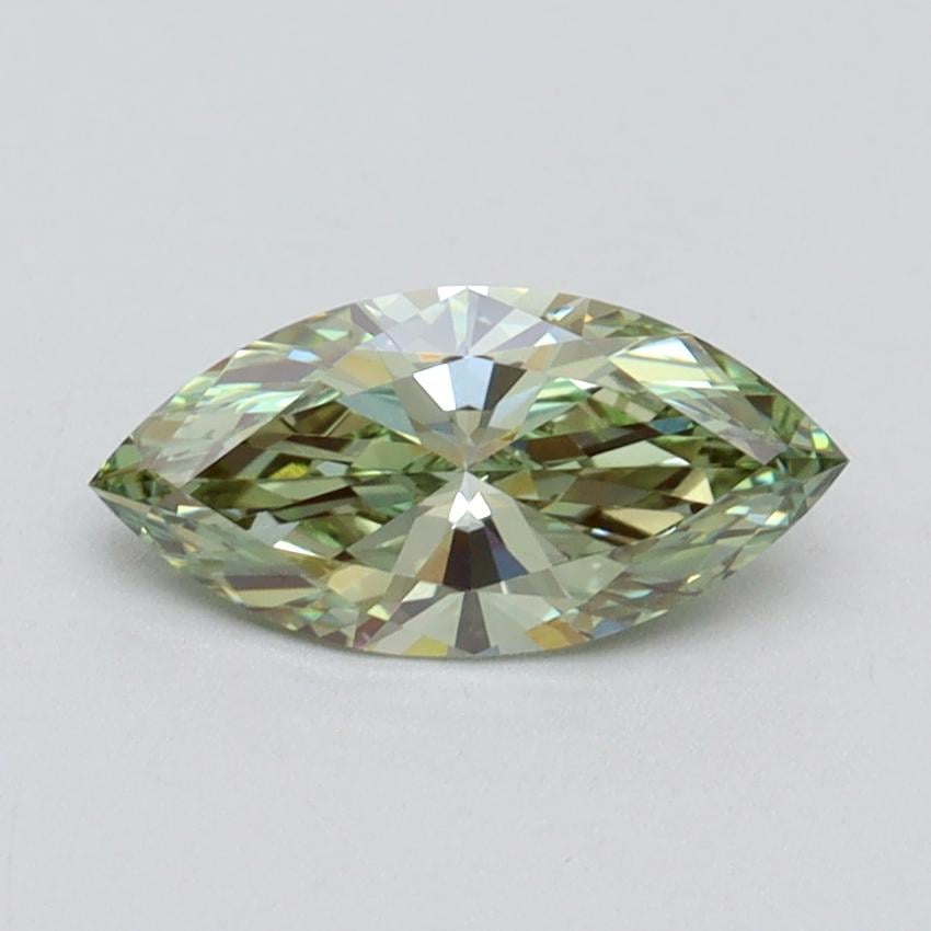 1.00 Ct. Fancy Intense Green Marquise Lab Grown Diamond