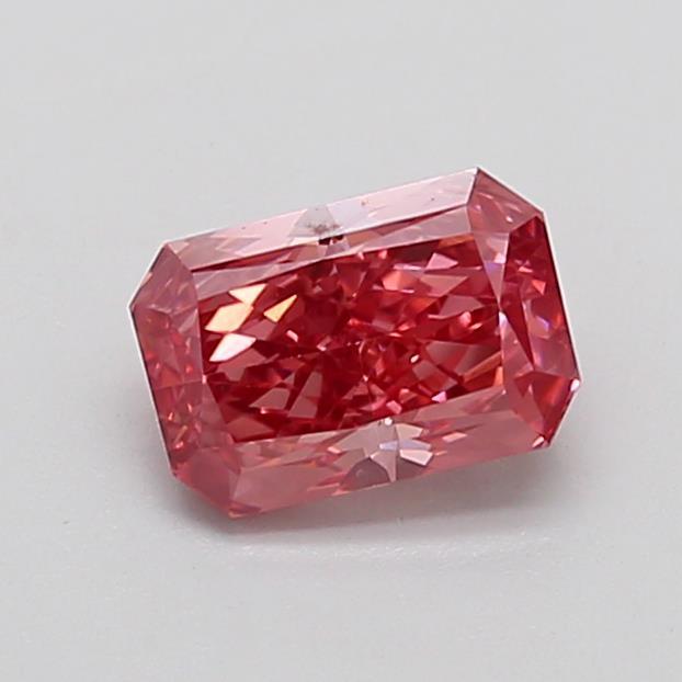1.19 Ct. Fancy Vivid  Pink Radiant Lab Grown Diamond