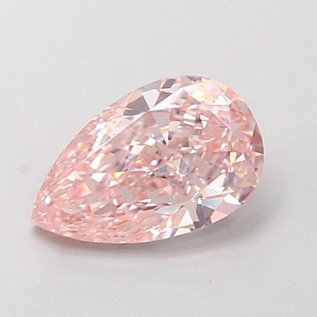 0.88 Ct. Fancy Intense  Pink Pear Lab Grown Diamond