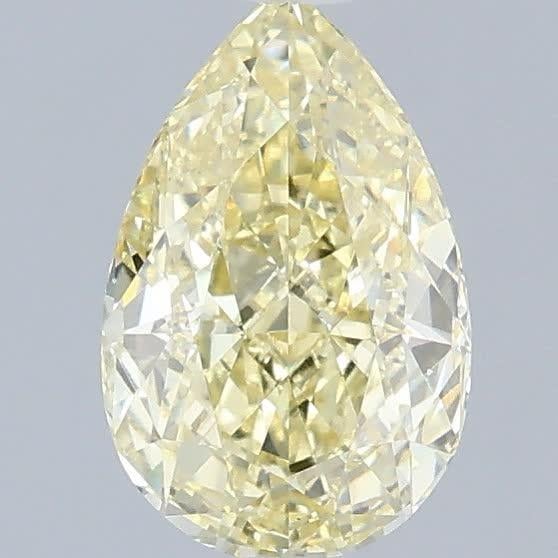 1.06 Ct. Fancy Intense Yellow Pear Lab Grown Diamond