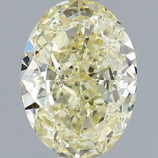 1.50 Ct. Fancy Light  Yellow Oval Lab Grown Diamond