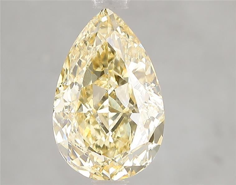 3.09 Ct. Fancy Intense Yellow Pear Lab Grown Diamond
