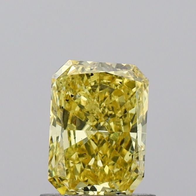 1.02 Ct. Fancy Vivid Yellow Radiant Lab Grown Diamond